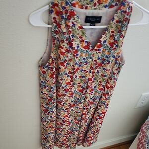 Women's Floral Sleeveless Top - Multicolor